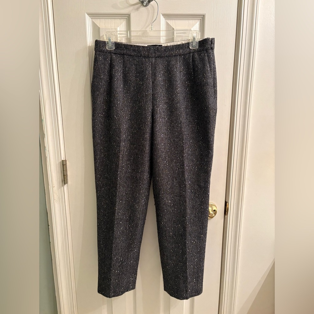 J. Crew Martie pants sequin donegal tweed, size 6